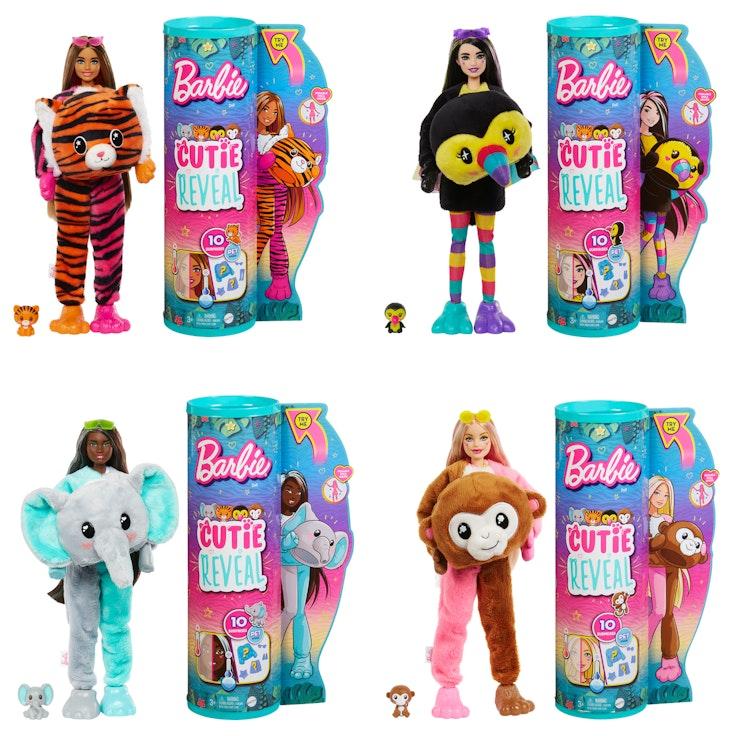 Barbie Cutie Reveal Jungle Friends, lajitelma