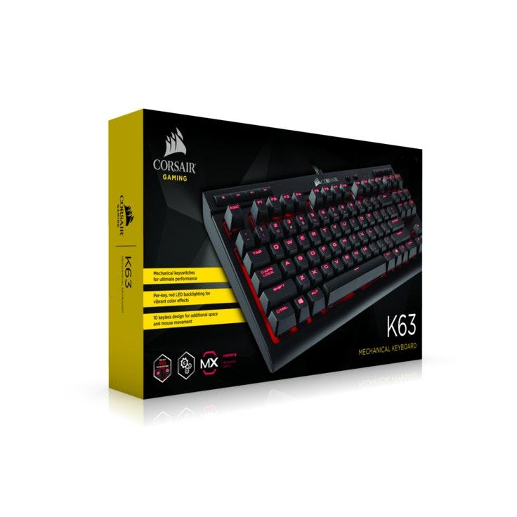 Corsair K63 Compact pelinäppäimistö