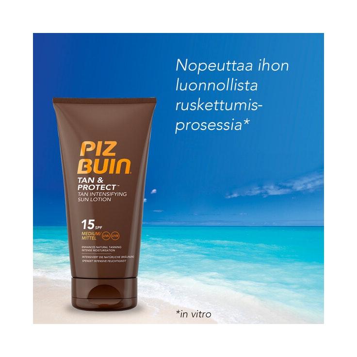 Piz Buin aurinkosuojavoide 150ml SK15 Tan & Protect