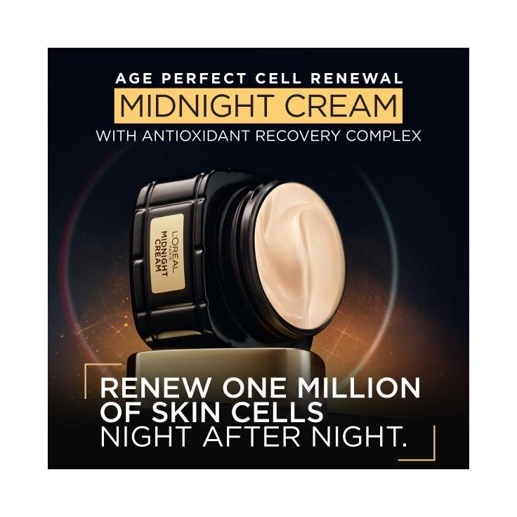 L'Oréal Paris Age Perfect Cell Renewal Midnight Cream yövoide normaalille iholle 50ml