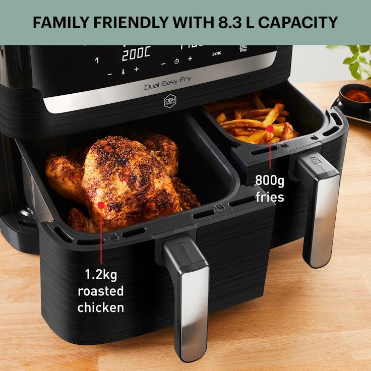 OBH Nordica Dual Easy Fry & Grill AG905BS0 airfryer