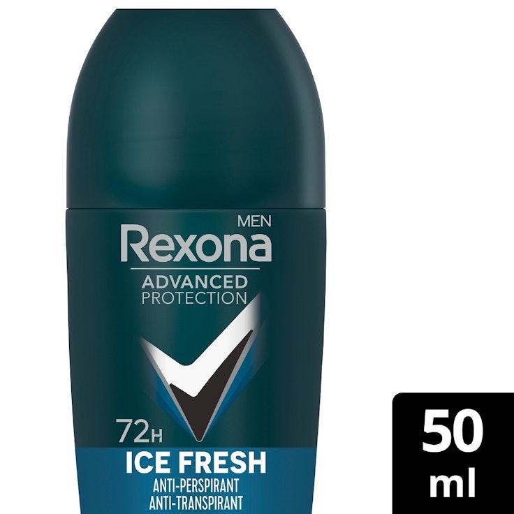 Rexona Men Advanced Protection antiperspirantti Deo Roll-on 50 ml Invisible Ice Fresh