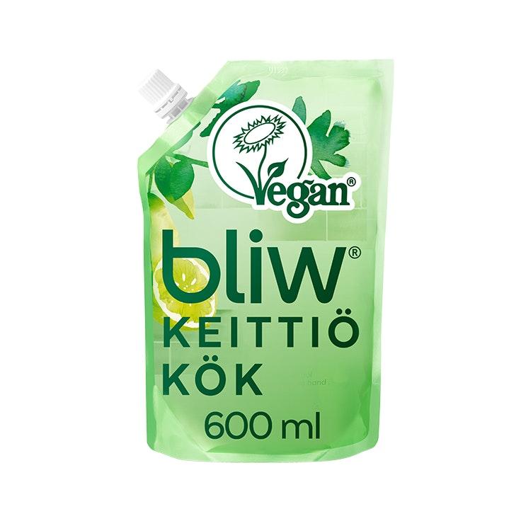 Bliw nestesaippua 600ml Keittiö Villitimjami & Lime täyttöpussi