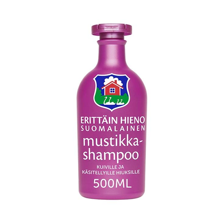 Erittäin Hieno Suomalainen shampoo 500ml mustikka