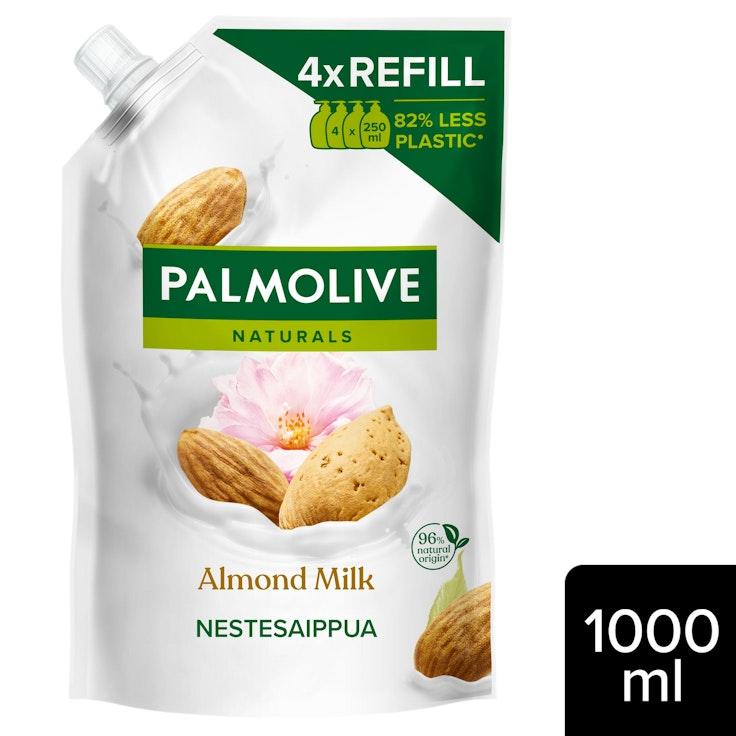 Palmolive nestesaippua täyttöpussi 1000ml Milk & Almond