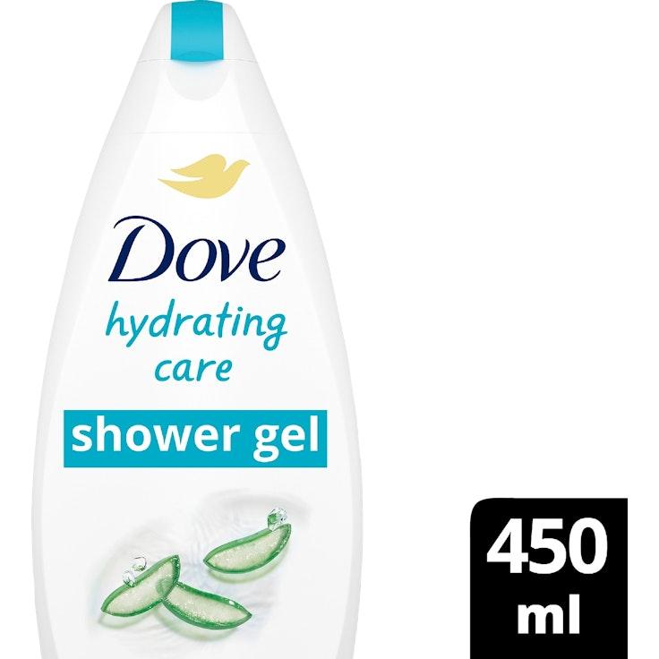 Dove suihkusaippua 450ml Hydrating Care - aloe veraa ja koivuveden aisteja virkistävä tuoksu