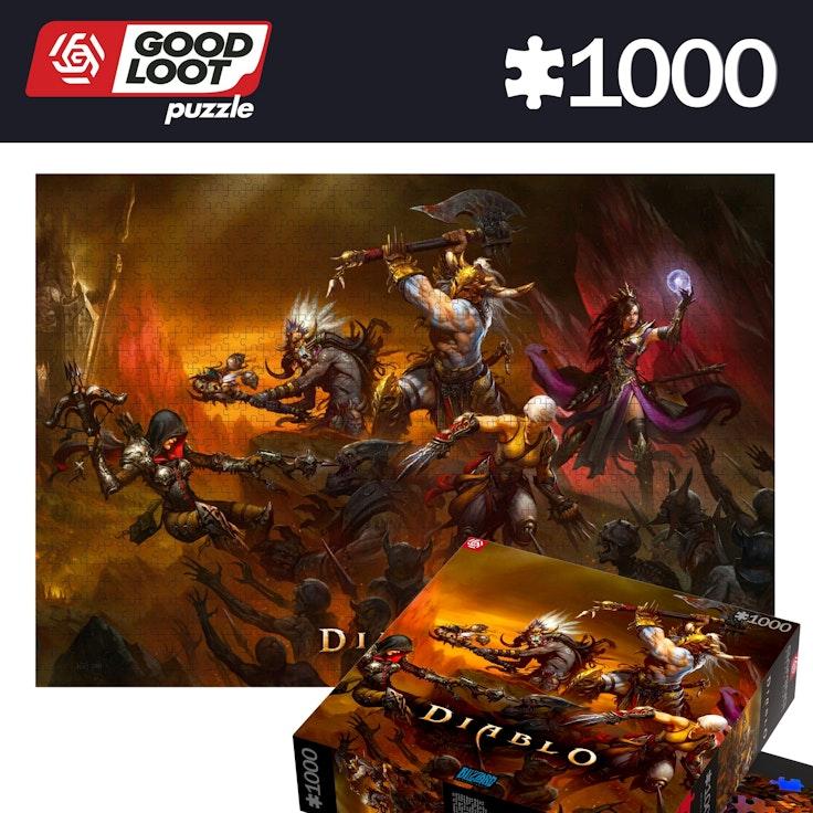 Good Loot Diablo Heroes palapeli 1000 palaa