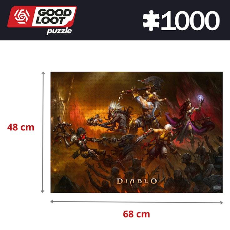 Good Loot Diablo Heroes palapeli 1000 palaa