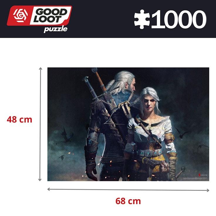 Good Loot The Witcher Geralt ja Ciri Palapeli 1000 palaa