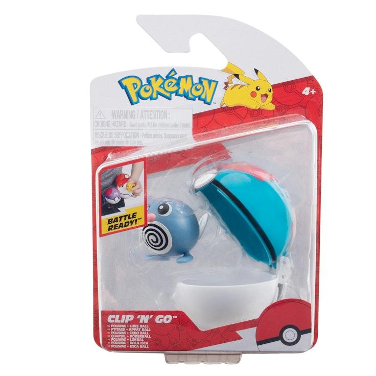 Pokemon Clip N Go Poliwag Lure-pallo