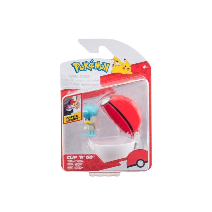 Pokemon Clip N Go Quaxly Ja Pokepallo