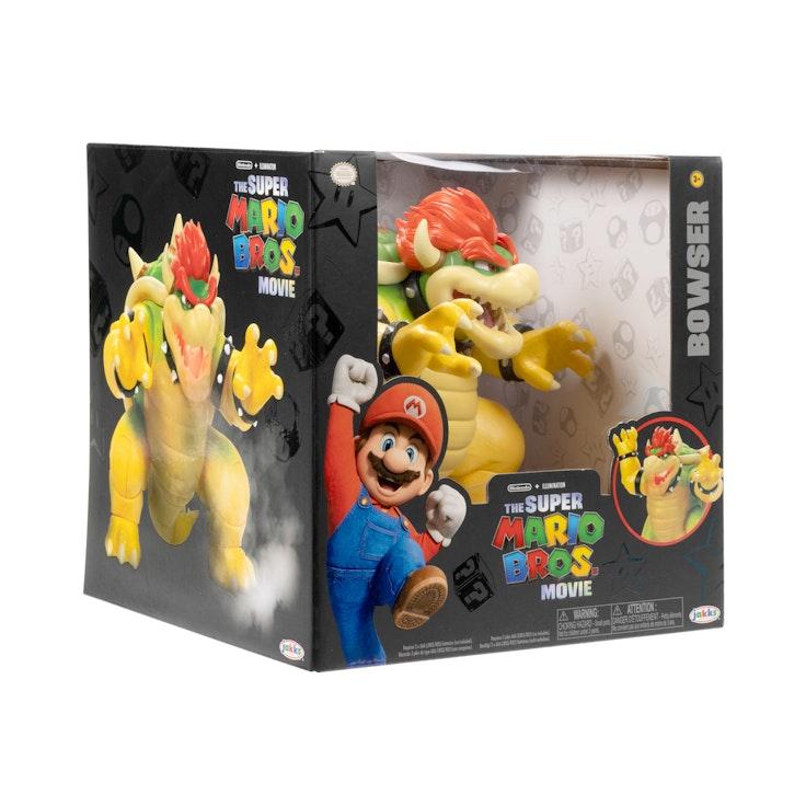 Super Mario Movie Tulta syöksevä 18cm Bowser figuuri
