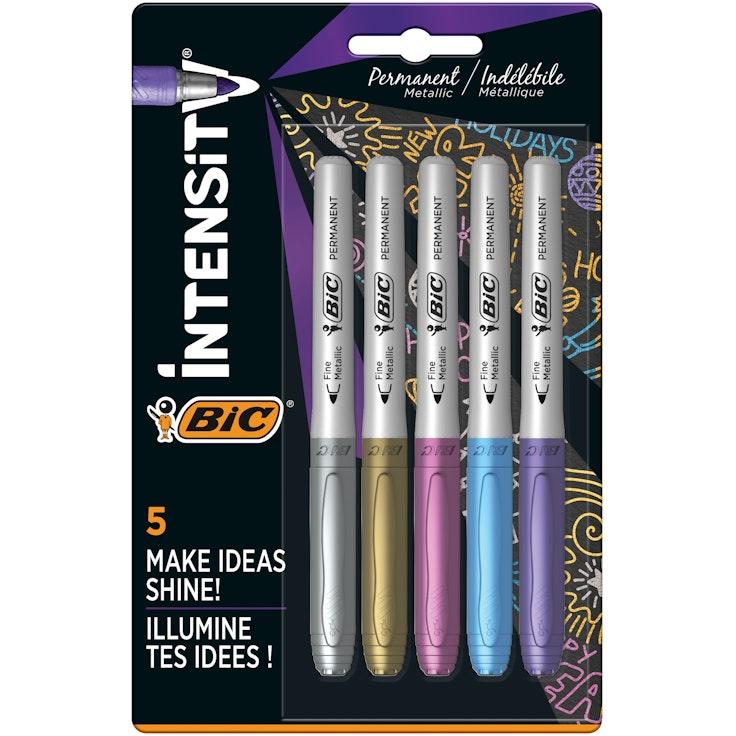 BIC Colour Intensity Marker metallivärit 5 kpl