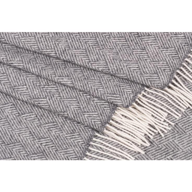 Barker Textiles Ivy villahuopa harmaa 130x170 cm