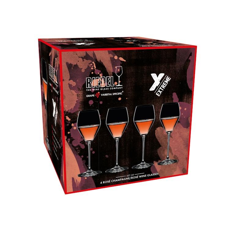 Riedel Extreme Rose/Champagne lasi 32,2 cl 4kpl/pkt