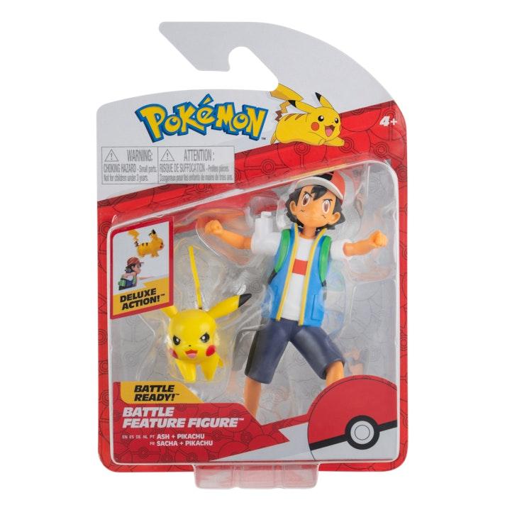 Pokemon Battle Feature Figuuri Ash Ja Pikachu