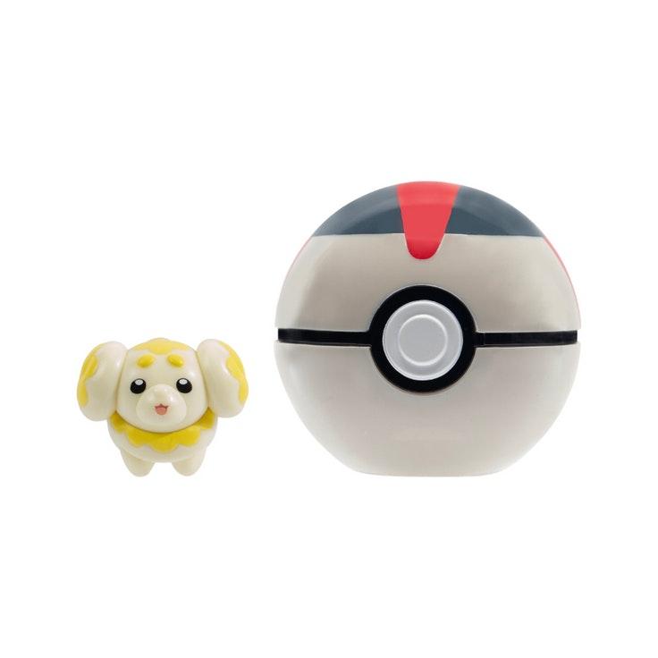 Pokemon Clip N Go Fidough Ja Timer-pallo