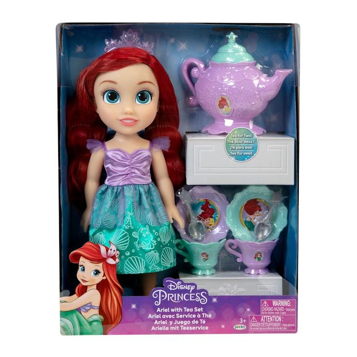 Disney Princess Ariel nukke ja teesetti