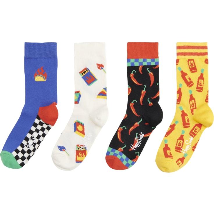 Happy Socks Hot 4pr sukkia lahjalaatikossa