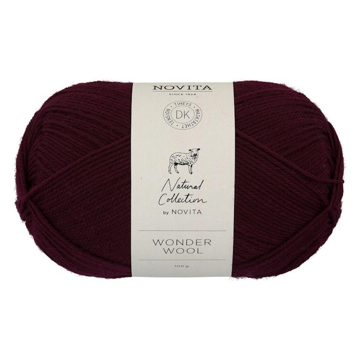 Novita Wonder Wool DK villalanka 100g 596 akileija