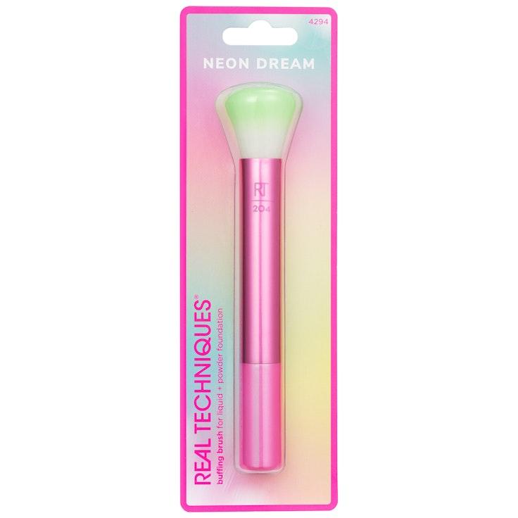 Real Techniques Neon Dream Buffing Brush meikkivoidesivellin