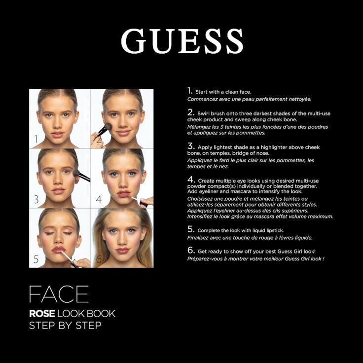 Guess kasvomeikkipaletti Rose Face Kit