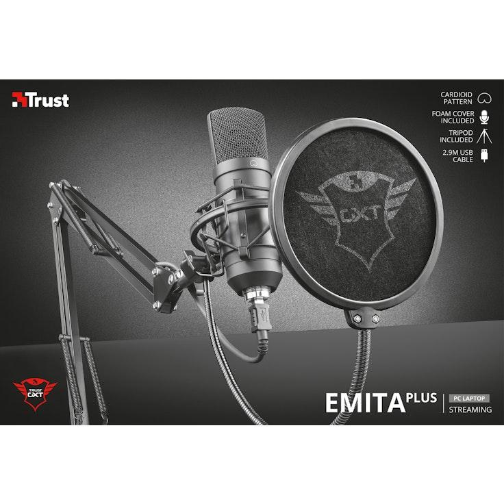 Trust GXT252+ Emita Plus Streaming mikrofoni