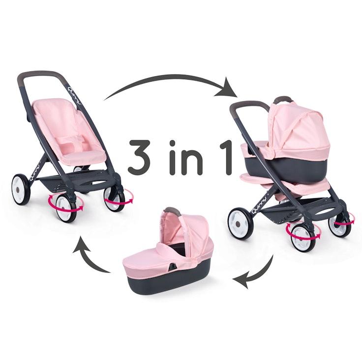 Smoby Maxi Cosi 3-in-1 nukenvaunut