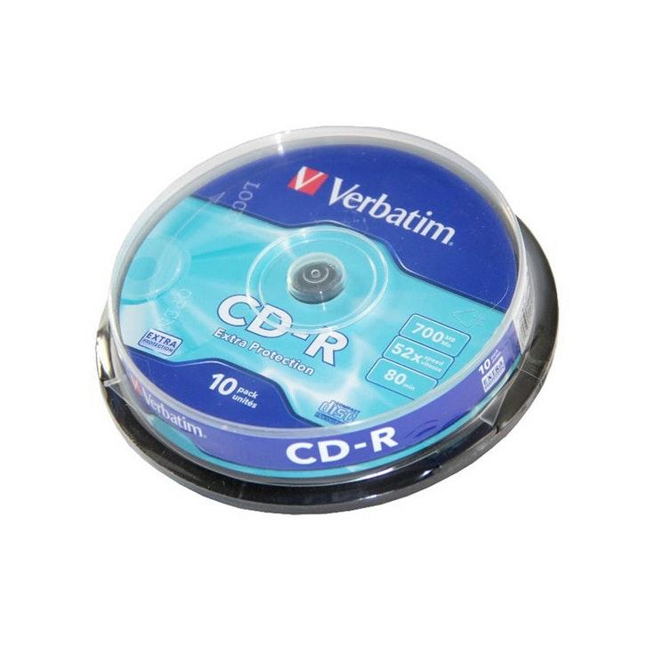 Verbatim CD-R 52x 700MB 10 kpl