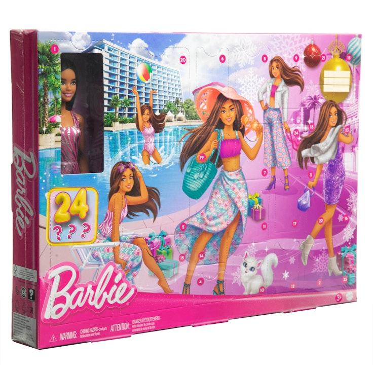 Barbie-nukke ja muotivaatteet -joulukalenteri