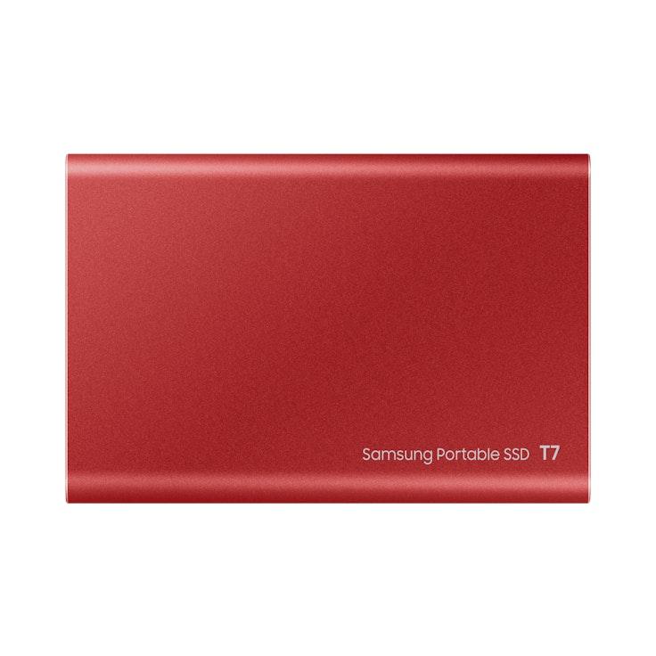 Samsung T7 1 Tt ulkoinen SSD-levy punainen