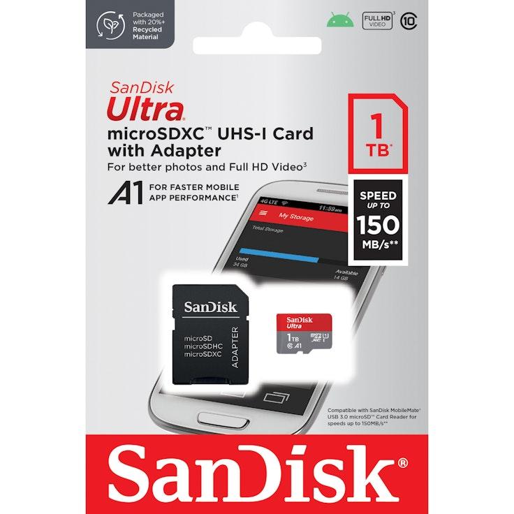 SanDisk Ultra 1 Tt microSDXC UHS-I -muistikortti