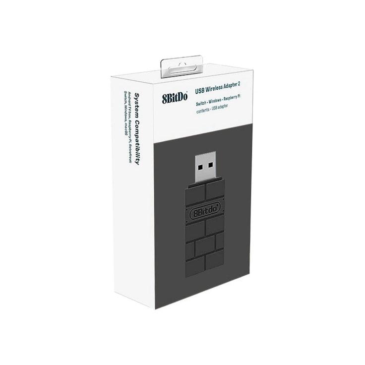 8BitDo USB Wireless Adapter 2 -Bluetooth-peliohjainsovitin