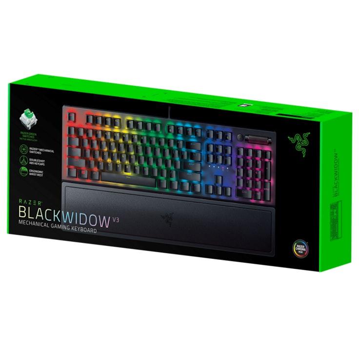 Razer Blackwidow V3 Green pelinäppäimistö