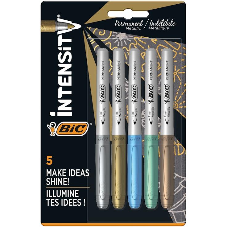 BIC Colour Intensity Marker metallivärit 5 kpl