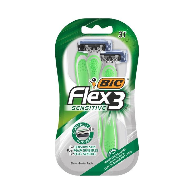 Bic Flex 3 Sensitive 3-pack varsiterä