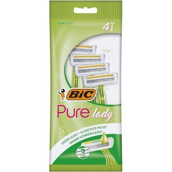 Bic pure3 lady varsiterä 4kpl