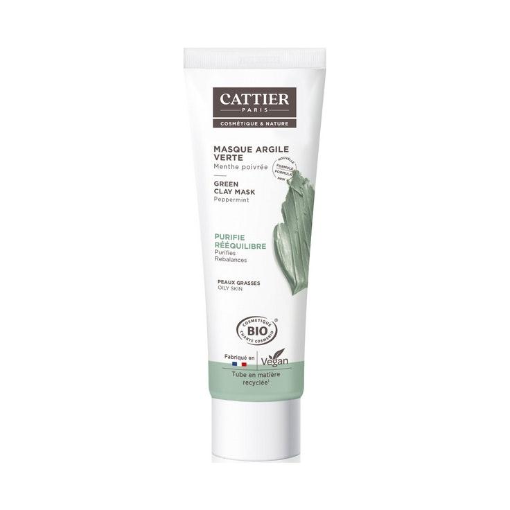 Cattier Paris Green Clay Mask savinaamio 100 ml