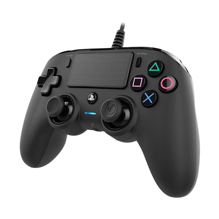 Nacon Wired Compact Controller PS4/PC peliohjain musta