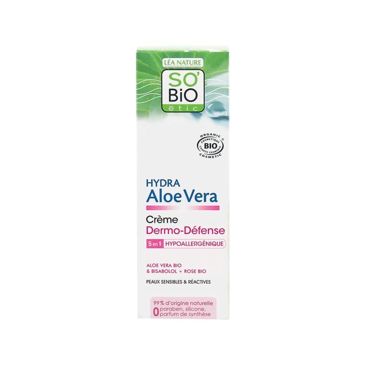 So BiO Hydra Aloe Vera Dermo Defense kasvovoide herkälle & reaktiiviselle iholle 50ml