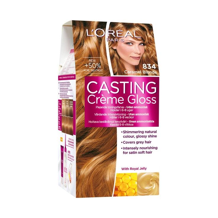 L'Oréal Paris Casting Crème Gloss 834 Caramel Blonde Luonnonvaalea Kupari Kulta