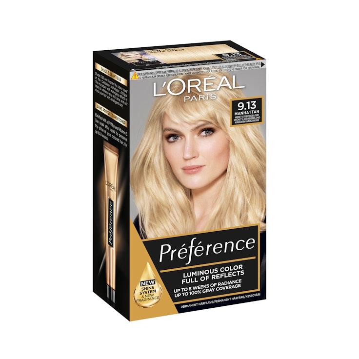 Préférence kestoväri 9.13 Manhattan Very Light Ashy Golden Blonde Kirkkaan vaalea beige