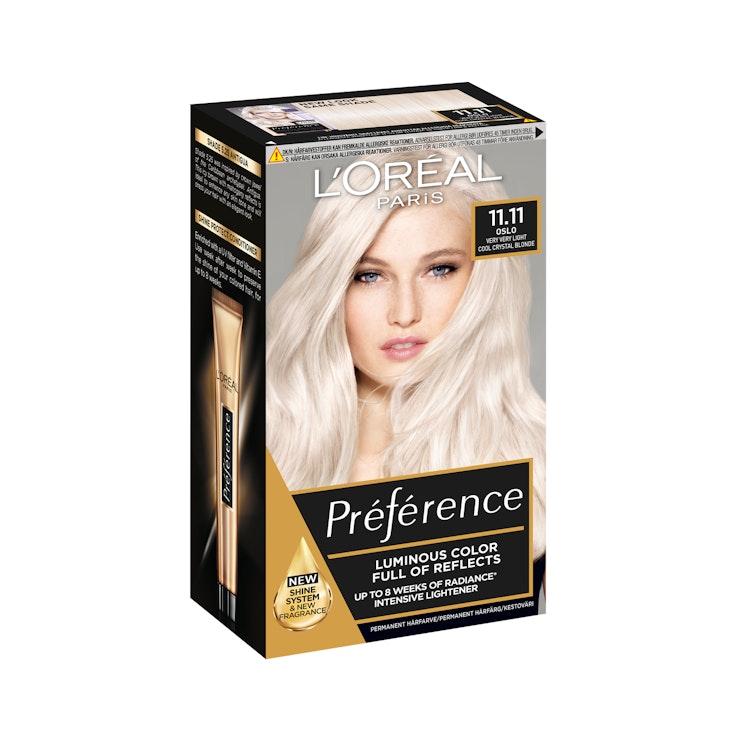 L'Oréal Paris Préférence kestoväri Le Blonding 11.11 Ultra Light Extra Light Cool Silver Blonde