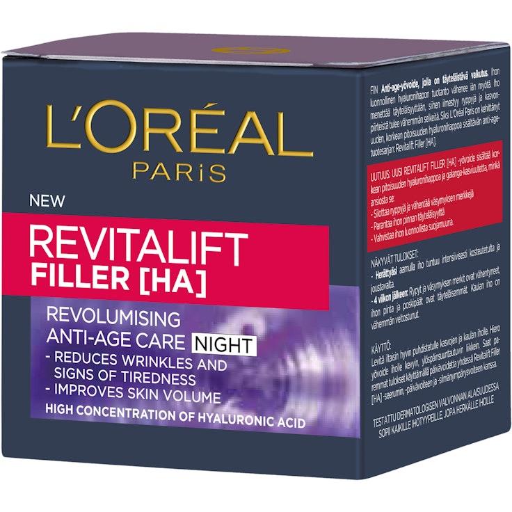 L'Oréal Paris Revitalift Filler yövoide 50ml anti-age