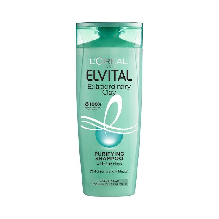 L'Oréal Paris Elvital 250ml Extraordinary Clay shampoo normaaleille hiuksille