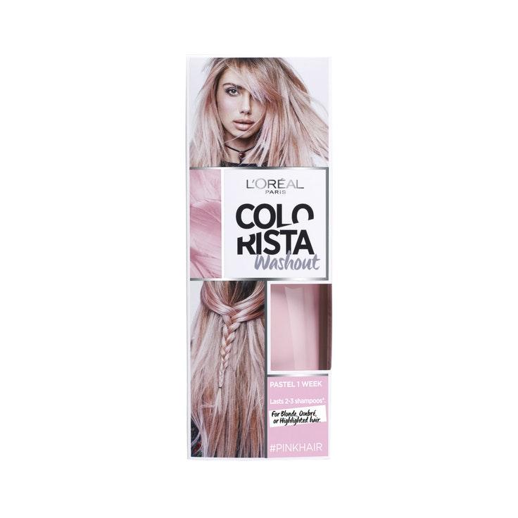 L'Oréal Paris Colorista Washout #Pinkhair väliaikainen poispestävä hiusväri