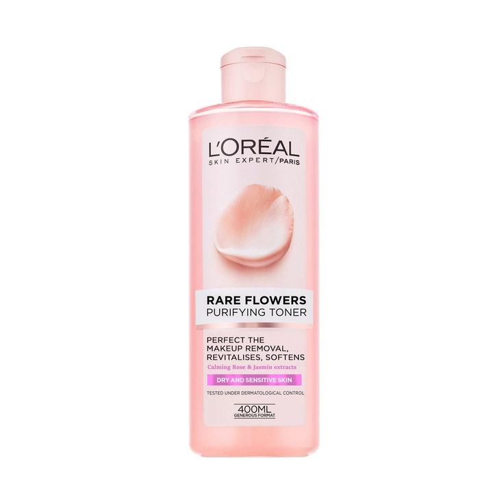 L'Oréal Paris Rare Flowers kasvovesi kuivalle ja herkälle iholle 400ml