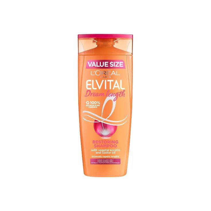 L'Oréal Paris Elvital 400ml Dream Length Restoring shampoo pitkille, vaurioituneille hiuksille