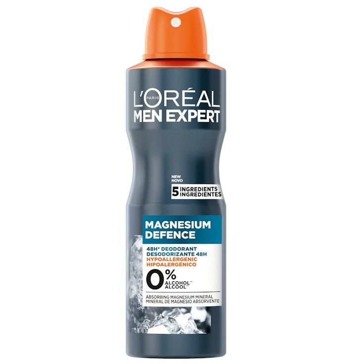 L'Oréal Paris Men Expert deodorantti spray 150 ml Magnesium Defense Hypoallergenic 48H