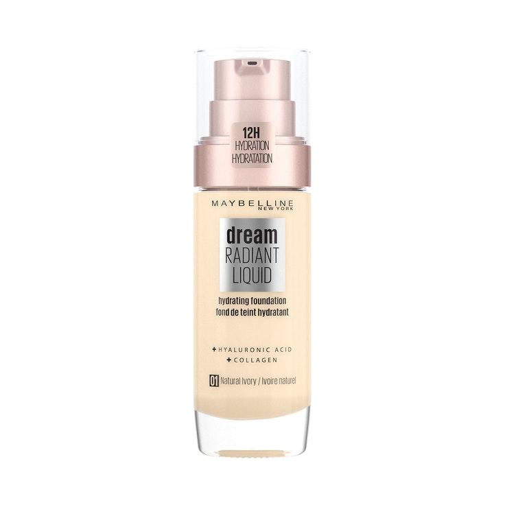 Maybelline New York Dream Radiant Liquid meikkivoide 01 Natural Ivory